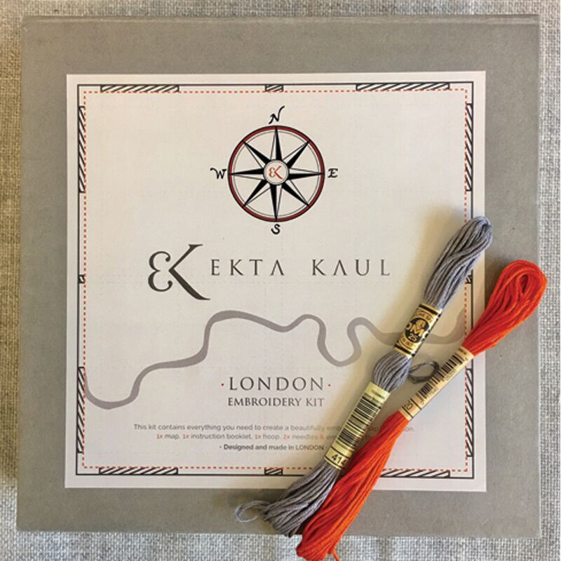 London Embroidery Kit Ekta Kaul