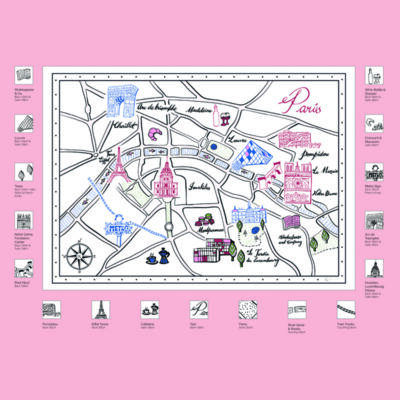 Paris Map Kit Stitch Guide 2