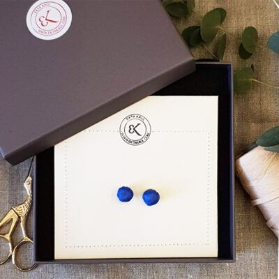 Cobalt Blue Ear rings